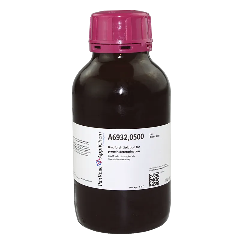 Reactivo Bradford para cuantificación de proteínas 500 mL 0J61522