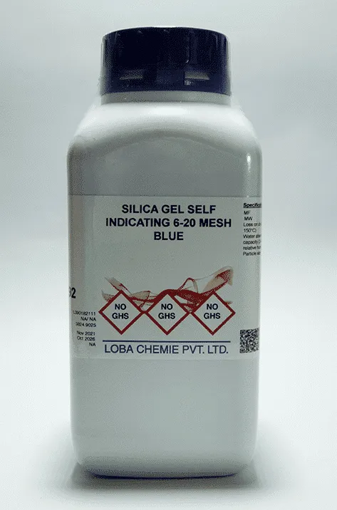 Gel de sílice con indicador (500 ml)